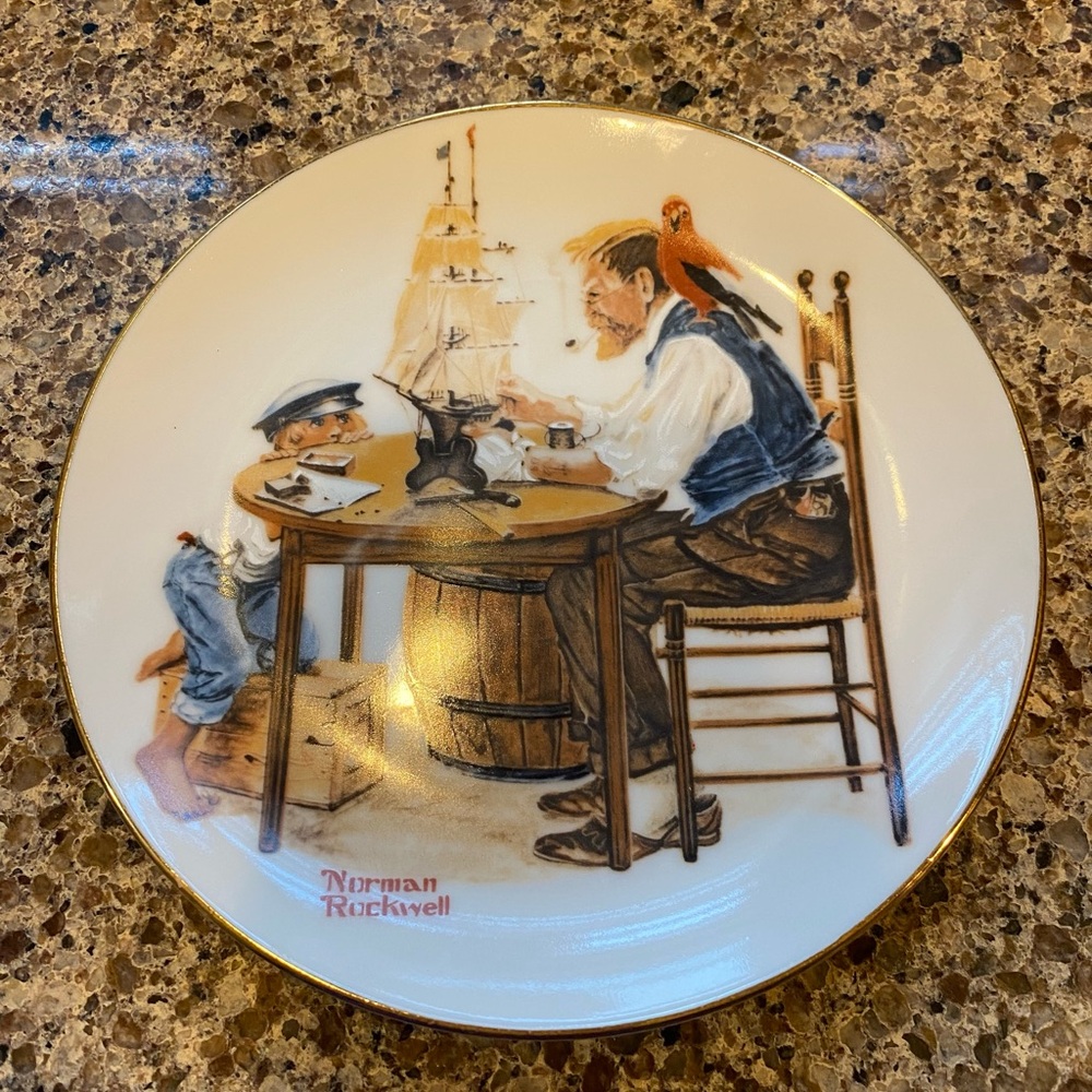 EUC Norman Rockwell for a good boy plate